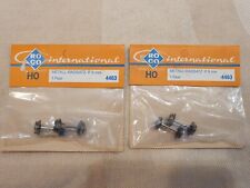 2x Roco H0 Metall- Radsatz Nr