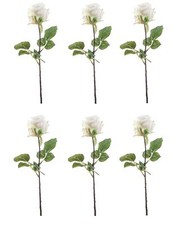 6er Set künstliche Rosen