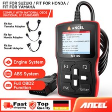 🔥Ancel MT100 Motorrad Diagnosegerät OBD2 Scanner Fehlerauslesegerät für Honda