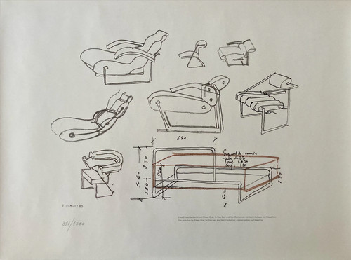 Eileen gray kunstdruck lim - gray,