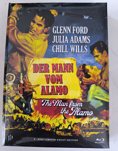 Der mann vom alamo - mann, blu-ray