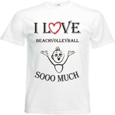 T-Shirt I Love Beachvolleyball