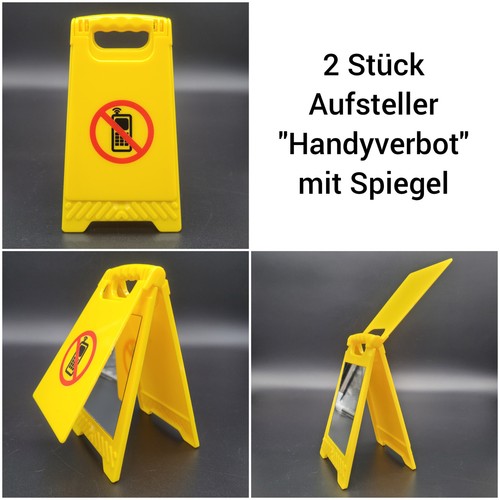 Aufsteller handyverbot gelb - handyverbot,