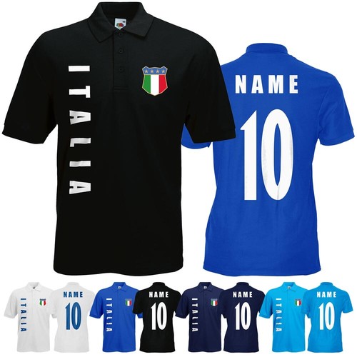Italien trikot polo shirt name - italien,