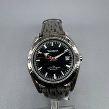 Wittnauer Handaufzug – ca. 36 mm – Schwarz – Vintage