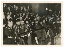 Orig. PRESSE Foto General Offiziere bei Film "Feuertaufe" in Kino BERLIN 1940