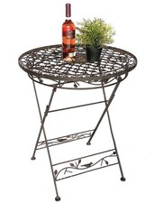 Tisch Bistrotisch Antik Rund