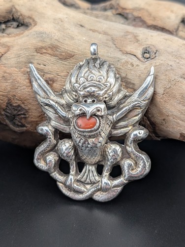 Silber 925 großer anhänger - großer,