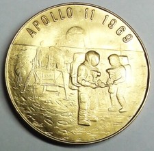 Medaille 10 Jahre Mondlandung