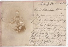 Foto-Ansichtskarte 1901 Föllmer Neusalz Oder Posen an Krause Wiesbaden Teuchern