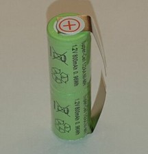 Spezial-Akkupack NiMH 2,4V 800mAh mit U-Anschluss für Rasierer Camry CR2915 DC3V