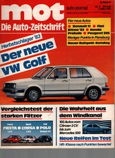 Zeitschrift MOT Auto Journal #5 von 1983 VW Golf 2 Fiesta Corsa Polo Coupe R11