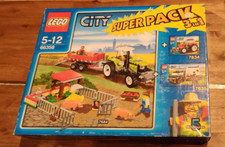 Lego 66358 (7684, 7635, 7634) - City Super Pack 3in1 - Bauernhof & Farm NEU, OVP