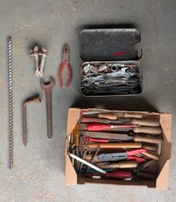 Konvolut Werkzeug Schraubstock