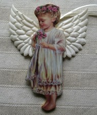 ANHÄNGER - ENGEL - PORZELLAN - GARDEN MIRACLE - UU 358 - BRADFORD EDITIONS