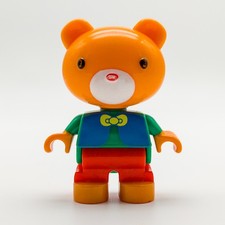 UNICO Hello Kitty Sanrio Bär Bärenfigur Figur Orange LEGO DUPLO kompatibel
