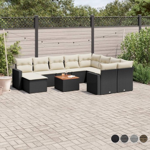 Tlg rattan gartengarnitur - rattan,