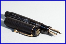 1910s PARKER DUOFOLD Lucky Curve JACK KNIFE 25 1/2 Füller mit M 14K Feder USA