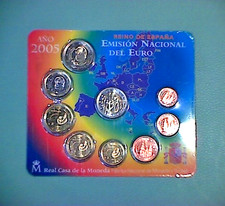Offizieller Euro KMS Spanien 2005 + 2€ Don Quijotte  Original Blister -5,88 Euro