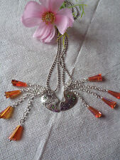 Außergewöhnliche zwei Ketten silber "Mutter-Tochter -Anhänger"