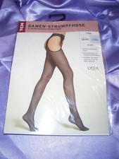 TCM sexy glänzende Straps Strumpfhose Gr. 38-40 schwarz 20 den OVP