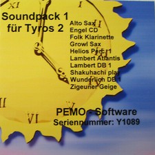 PEMO Software Soundpack 1 für Yamaha Genos, Tyros 2,3,4,5, PSR770,775,970,975...