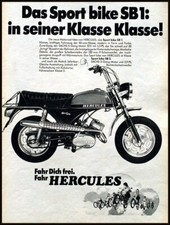 Hercules Sport Bike, SB 1, originale Werbung aus 1972
