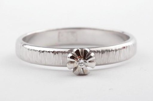 Brillant diamant ring 585 - ring,