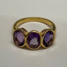 Amethyst Trilogie Set Ring