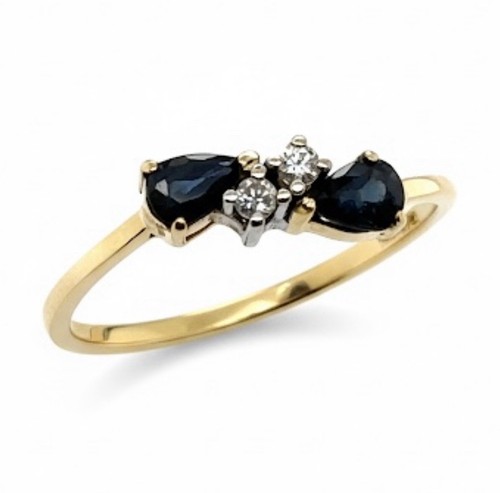 14k 585 bicolor gold diamant - 14k,