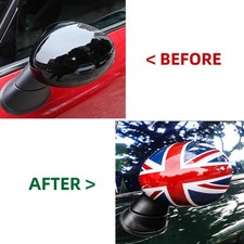 Spiegelkappen Union Jack Rot Blau Weiß Für Mini Cooper R55 R56 R57 R58 - R60 R61