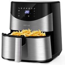 Air Fryer Heißluft Fritöse Fritteuse Airfryer Friteuse 5L 1700W Touch Fettarm