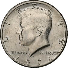 [#1049888] Vereinigte Staaten, Half Dollar, Kennedy Half Dollar, 1971, U.S. Mint