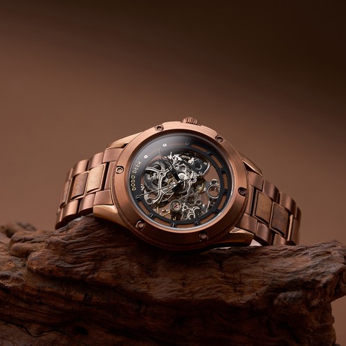 Herren skelettuhr mechanisch - skelettuhr,