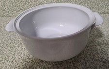 Terrine weiß mit 2 Henkel