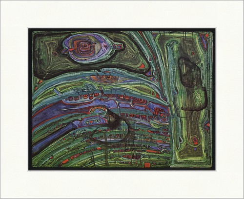 Hundertwasser soleil vert - hundertwasser,