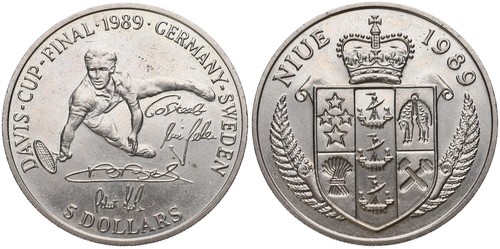 Niue dollars 1989 - 5,