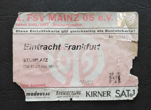 Ticket bundesliga 2001 02 - ticket,