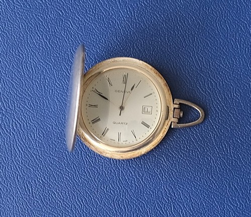 Taschenuhr geneve quartz 925er - taschenuhr,