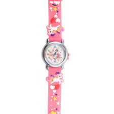 Kinder Quarzuhr mit Silikonarmband – Unicorn Thema Uhr für Mädchen