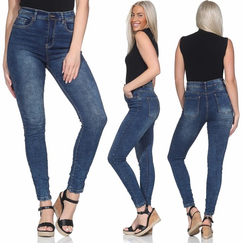 Damen high waist skinny - high,