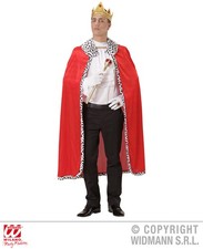 Umhang König mit Krone -
