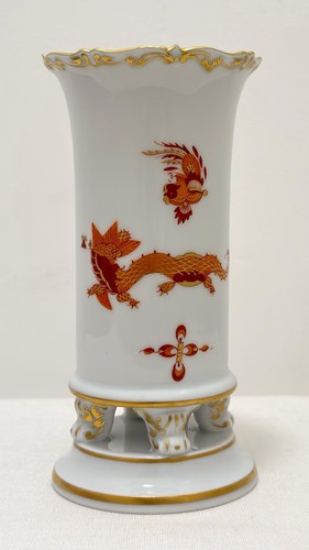 Meissen füsschenvase reicher - meissen,