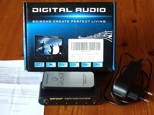 Neoteck spdif toslink - toslink, switcher