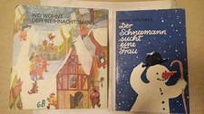 2 DDR Weihnachtsbücher,  Schneemann sucht Frau, Wo wohnt der Weihachtsmann