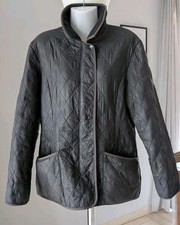 BARBOUR Steppjacke POLARQUILT gefüttert Gr.40 L Dunkelbraun Schwarz fast wie neu