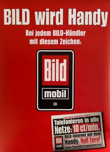 Poster plakat bild wird handy - plakat,