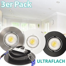 3xLED Einbaustrahler Flach 4,5