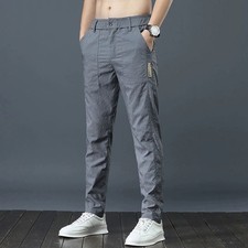 Herren Sommer Slim Fit Eis