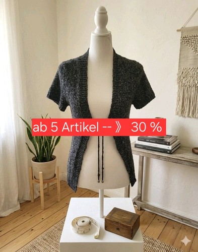 Bolero schwarz glitzer - schwarz,